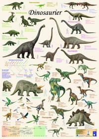 Kartenset-Poster "Dinosaurier"