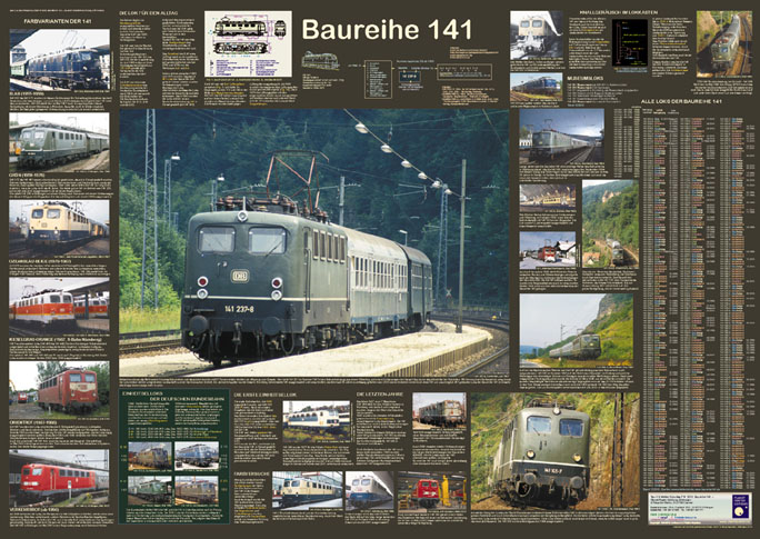 Poster "Baureihe 141"