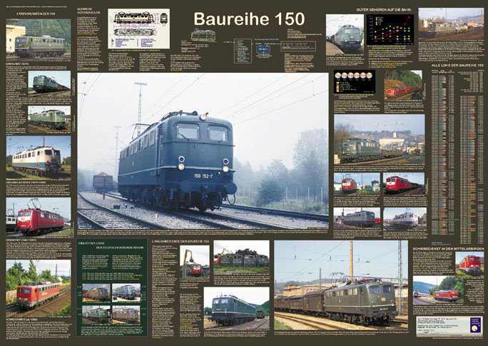 Poster "Baureihe 150"