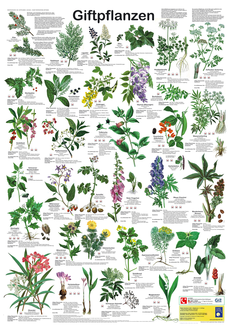 Poster: Giftpflanzen