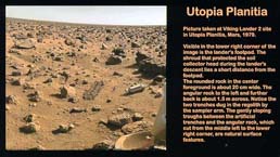 Utopia Planitia auf Mars